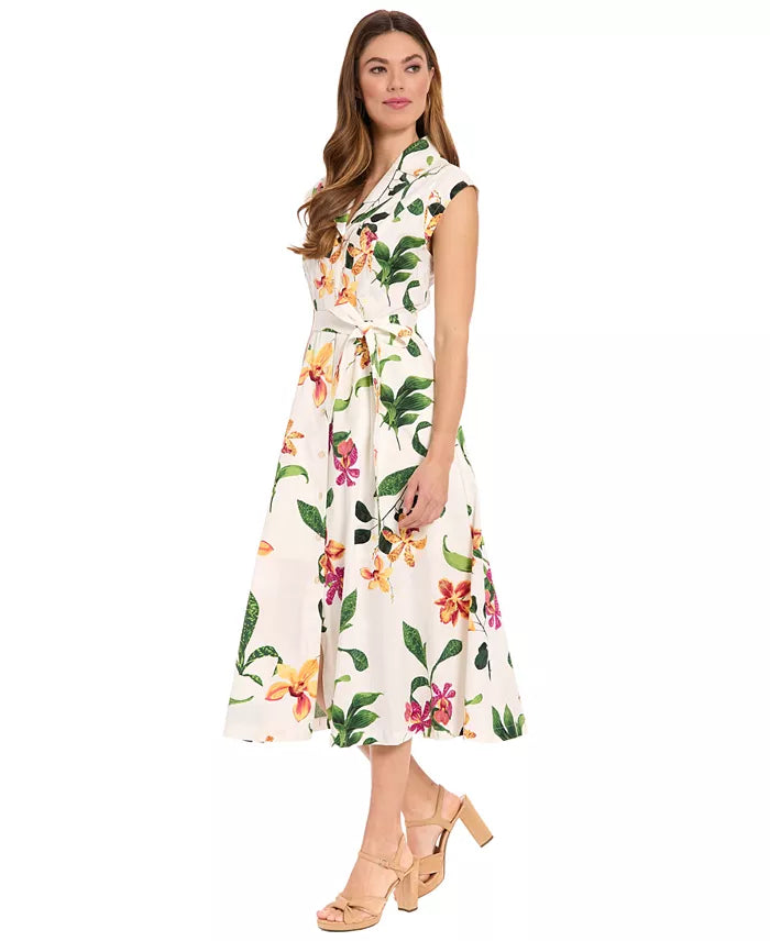 London Times Ruffled Maxi Dress T10304M Wholesale