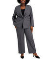 Pant Suit Plus Size Long Formal Pant Suit Charcoal