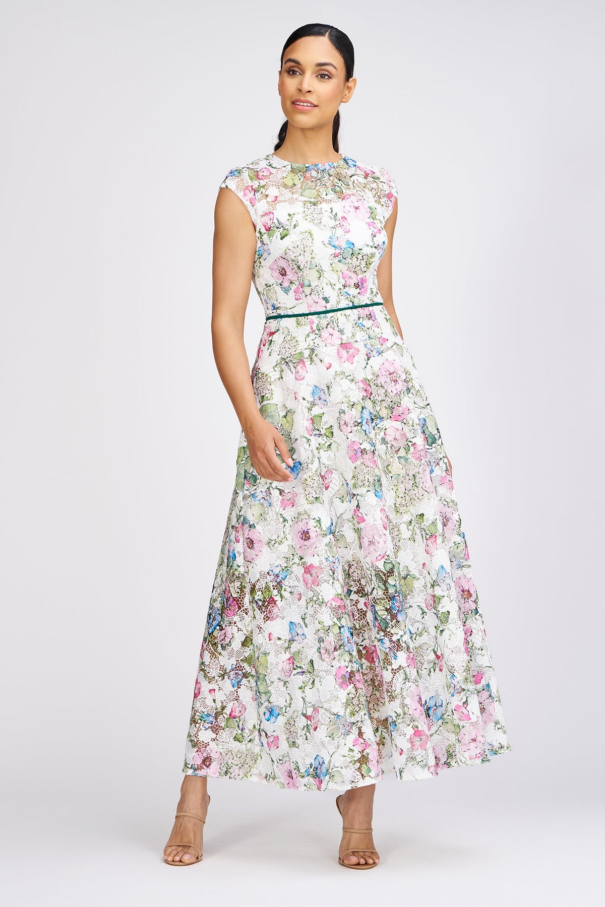 Delilah Lace Maxi Dress Kay Unger 55113220 Wholesale