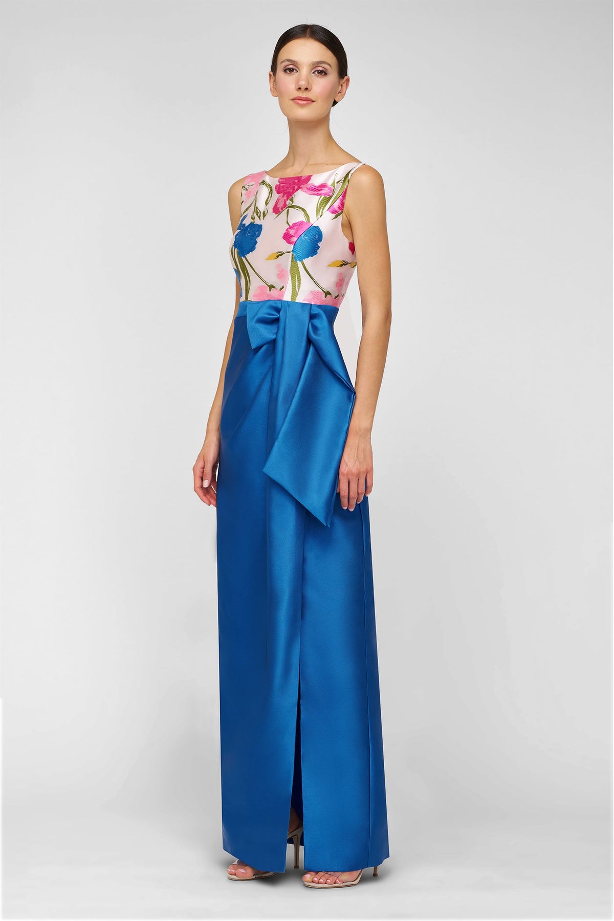 Floral Bow Column Gown Kay Unger 55113719 Wholesale