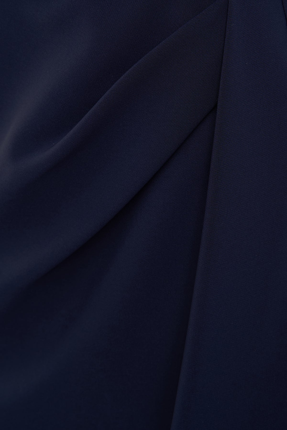 Kay Unger Margerite Column Gown in Midnight