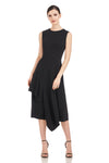 Kay Unger Bryce Midi Dress in Black