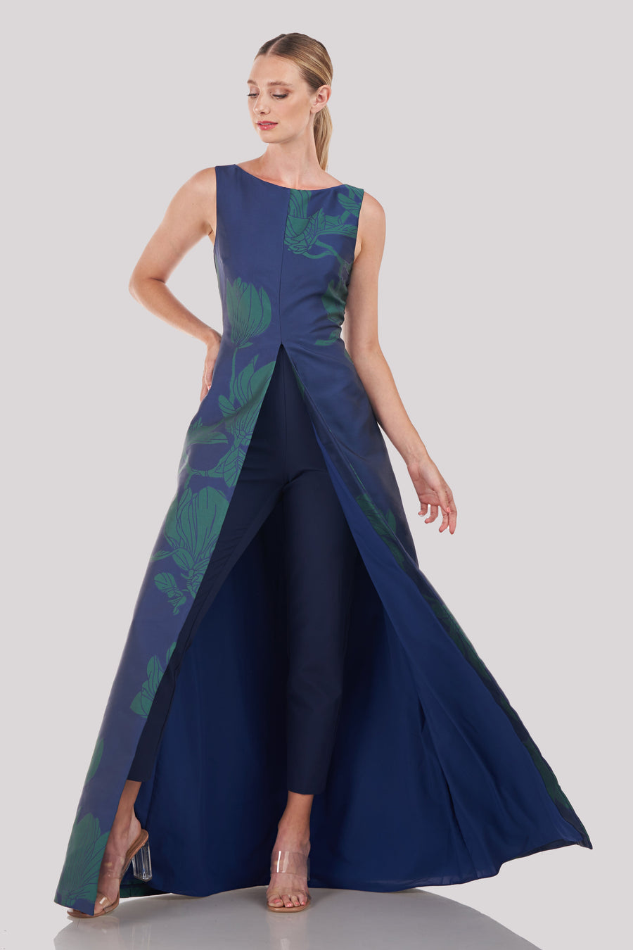 Floral Walk-Through Jumpsuit Kay Unger 5549262 Wholesale