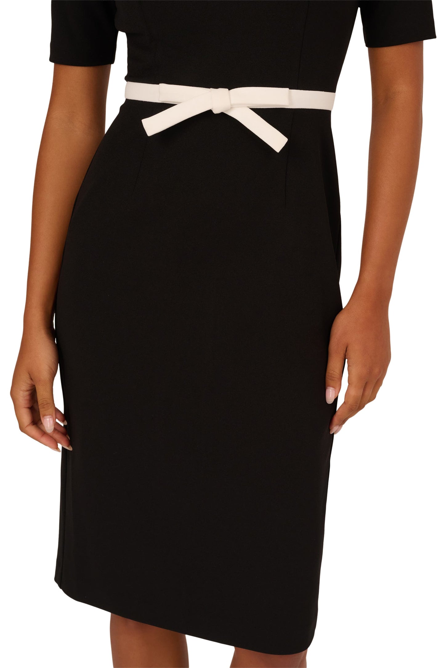 Adrianna Papell AP1D106428 Short Bow Cocktail Dress