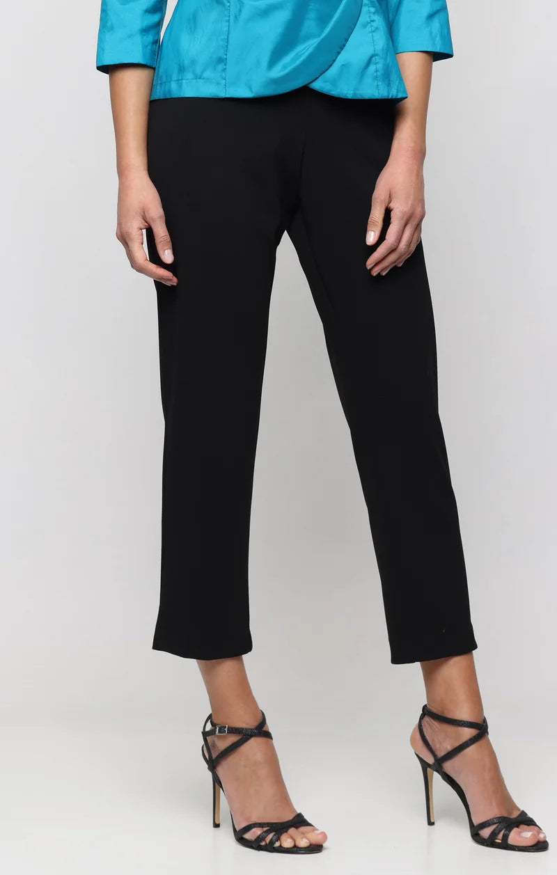 Slim Cropped Stretch Crepe Ankle Pant Alex Evenings 8360602 Wholesale