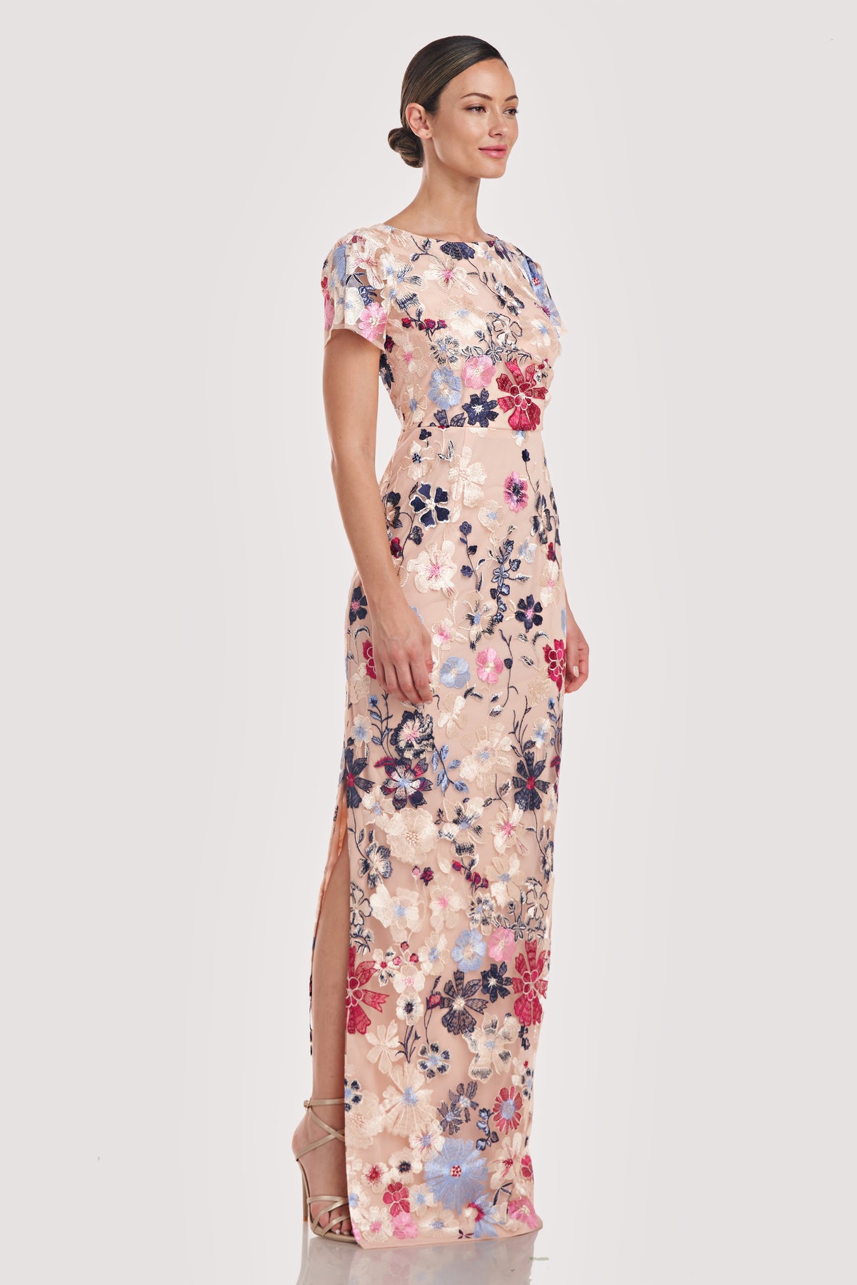 JS Collections 86111216 Rose Gold Multi gown