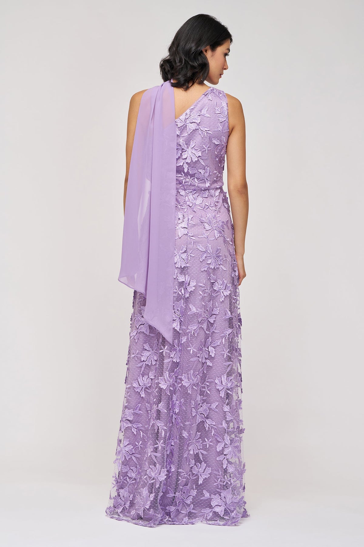 Nola Chiffon Drape Gown JS Collections 86113595 Wholesale