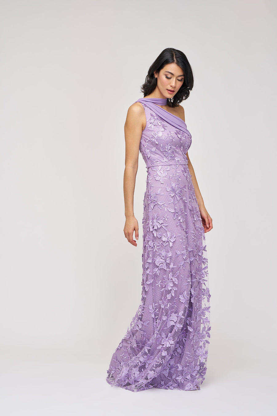 Nola Chiffon Drape Gown JS Collections 86113595 Wholesale