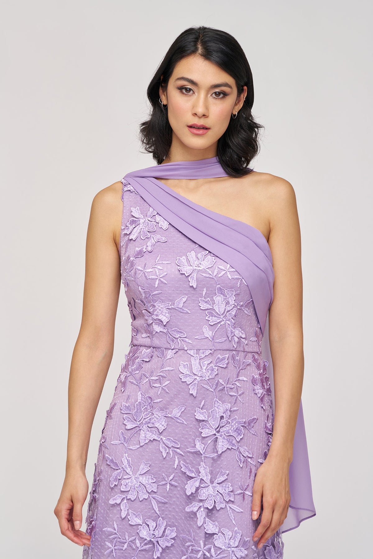 Nola Chiffon Drape Gown JS Collections 86113595 Wholesale