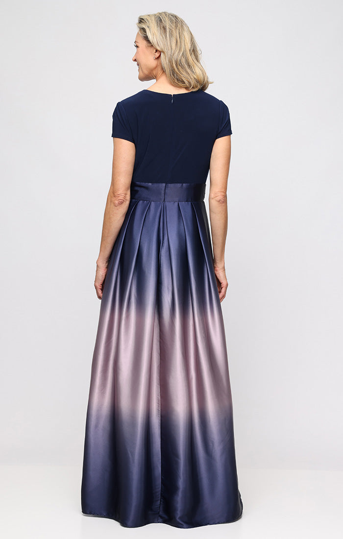 Long Formal A-Line Pleated Dress SL Fashions 9150133 Wholesale