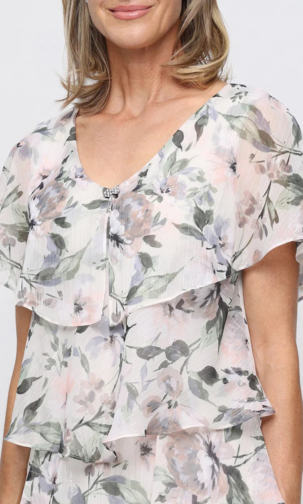 SL Fashions 9172136 Taupe Multi