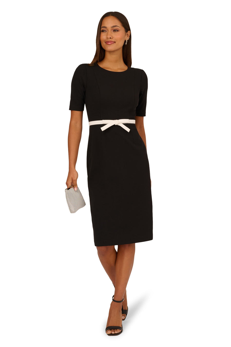 Adrianna Papell AP1D106428 Short Bow Cocktail Dress