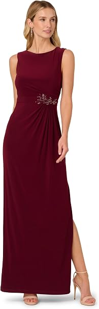 Adrianna Papell Sleeveless Side-Slit Gown AD5E212322 Wholesale