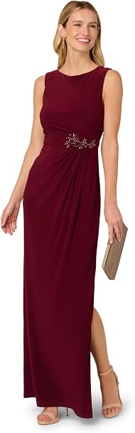 Adrianna Papell Sleeveless Side-Slit Gown AD5E212322 Wholesale
