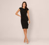 Crew/High-Neck Knee-Length Jersey Occasion Sheath/Column Adrianna Papell AP1D106052