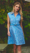 Adrianna Papell AP1D106342 Blue Multi, full-frame front view