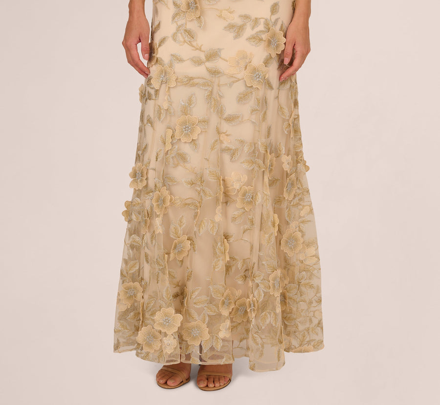 Adrianna Papell AP1E211758 Champagne lifestyle view