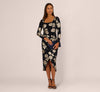Floral Metallic Knit Gown Adrianna Papell AP1E212486 Wholesale