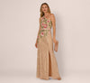 One-Shoulder Floor-Length Sequin Occasion Mermaid Adrianna Papell AP1E212672
