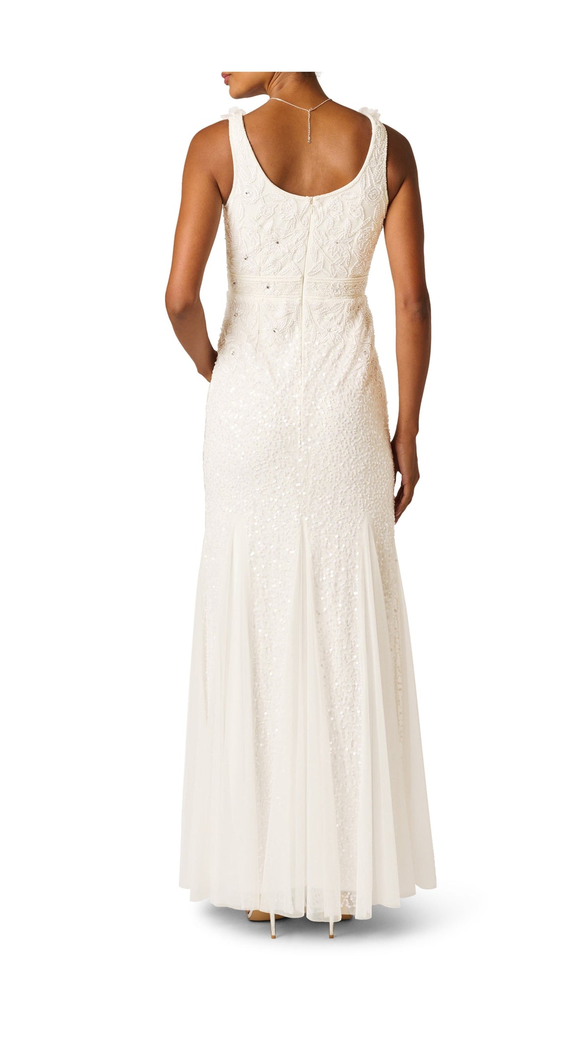 Beaded Godet Mermaid Gown Adrianna Papell 212746 Wholesale