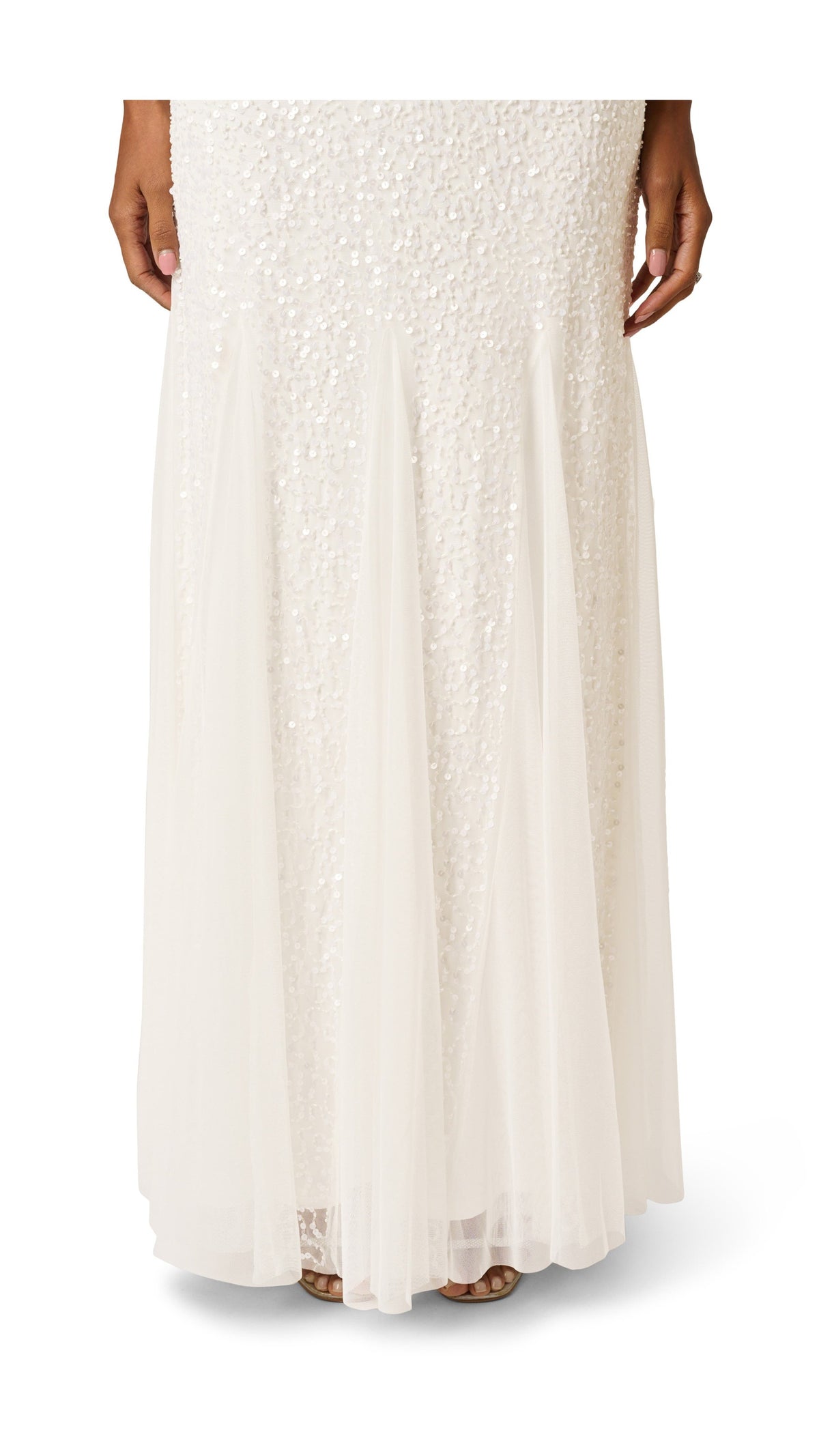Beaded Godet Mermaid Gown Adrianna Papell 212746 Wholesale