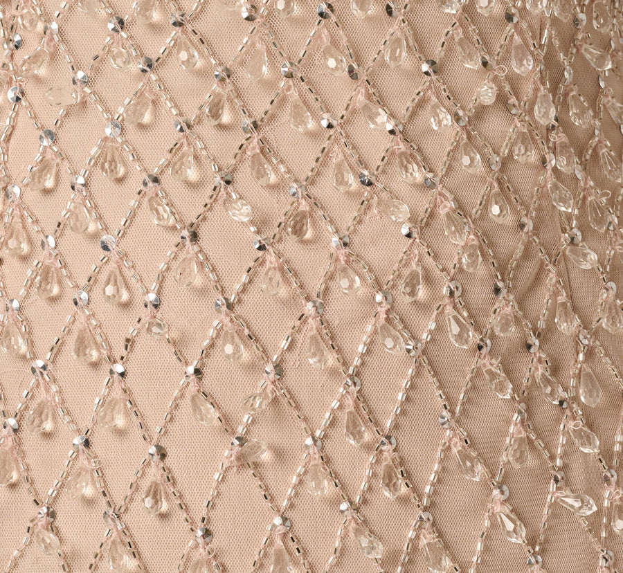 Adrianna Papell AP1E213105 Long Beaded Mermaid Dress