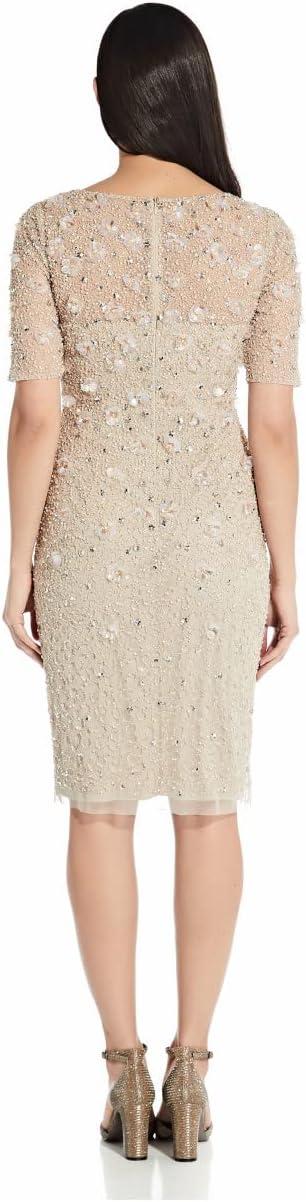 Adrianna Papell AP1E207750 Short Beaded Cokctail Dress