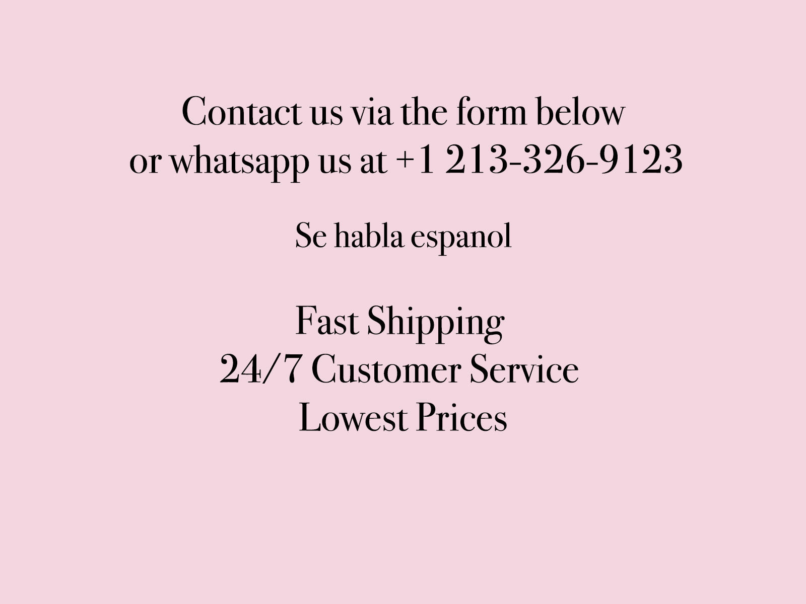 Contact Us – Wholesale Dress Outlet