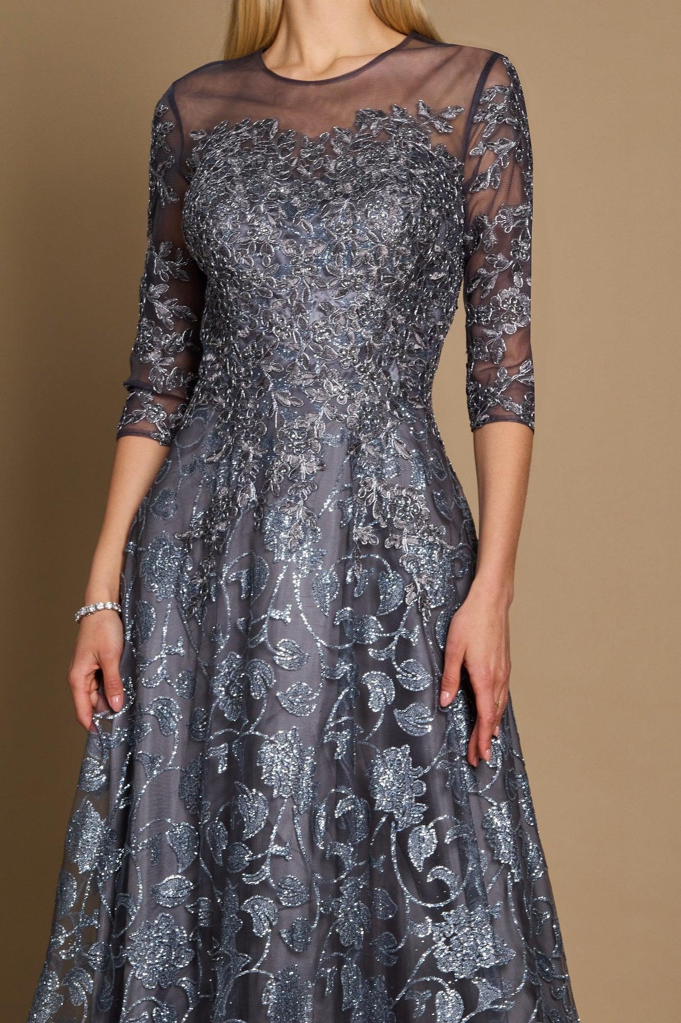 Long Formal Lace Evening Dress Wholesale
