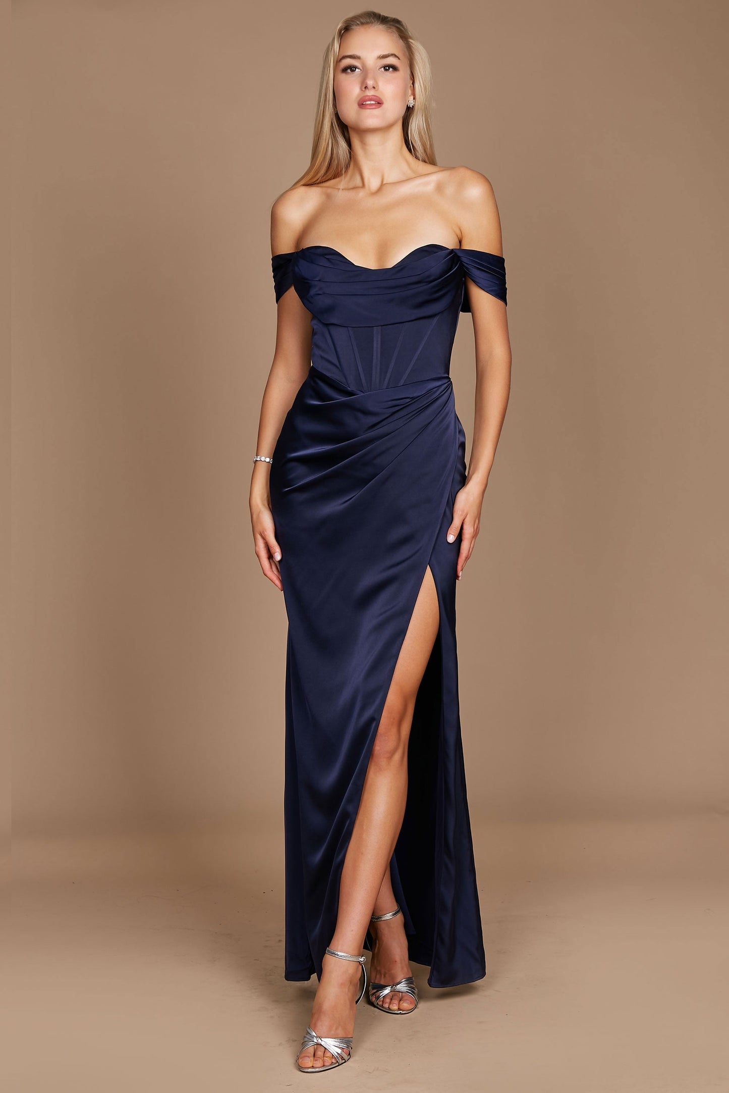 Corset Satin Formal Evening Dress Wholesale