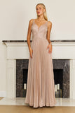 Dylan & Davids Long Formal Pleaded Evening Dress