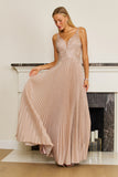 Dylan & Davids Long Formal Pleaded Evening Dress