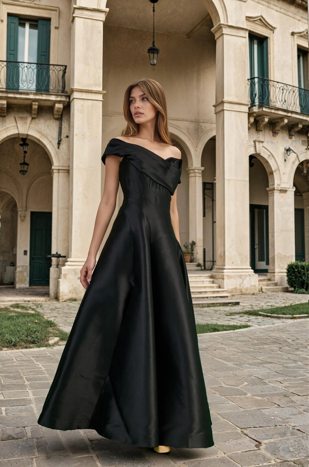 One Shoulder Long Formal Ball Gown Dress Wholesale