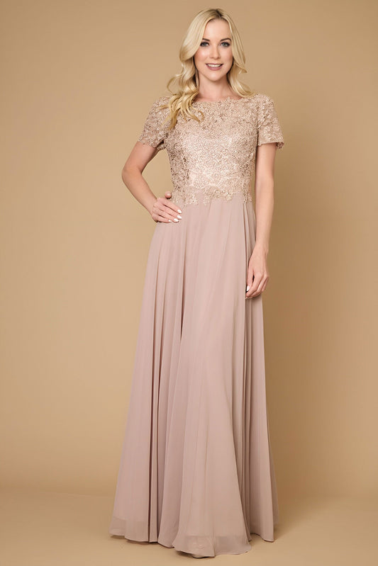 Short Sleeve Mother Of The Bride Evening Dress Wholesale