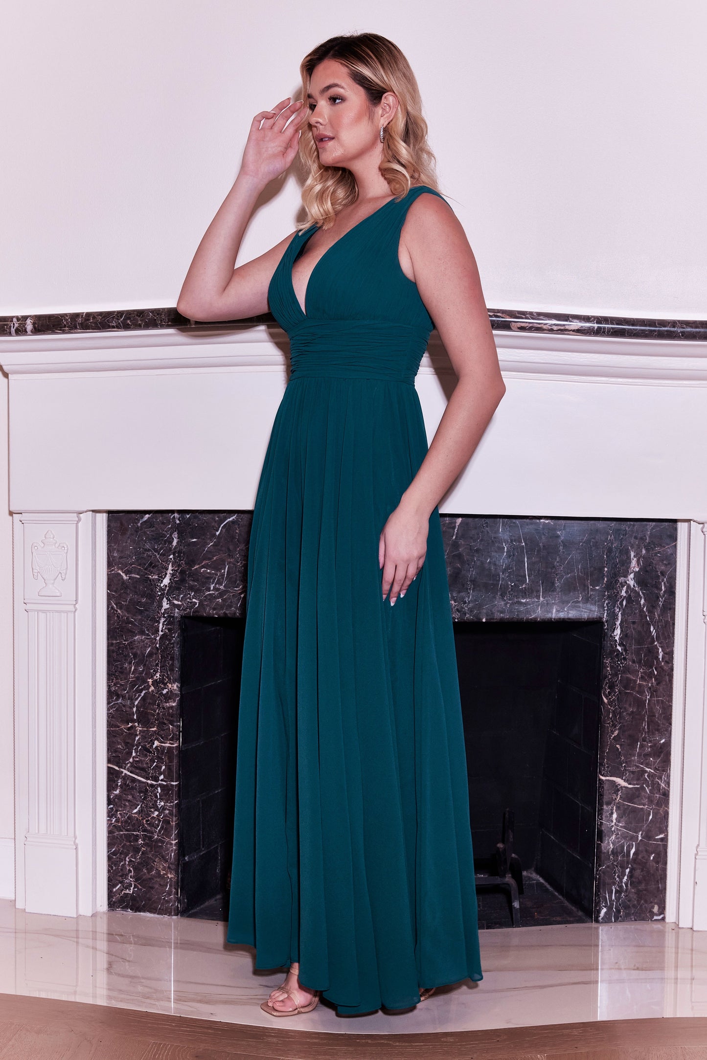 Long Formal Chiffon Evening Dress Wholesale
