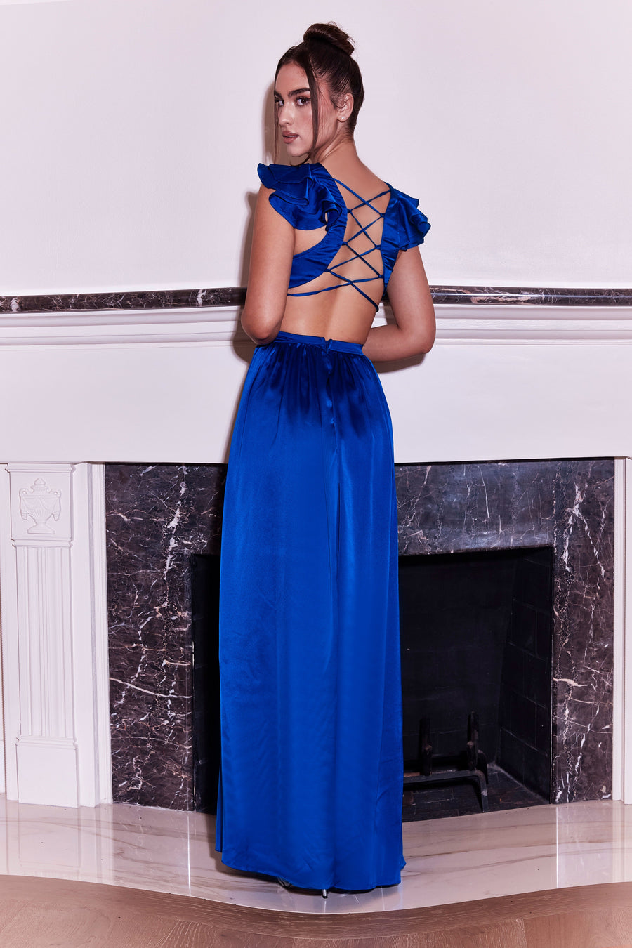 Long Sexy Prom Dress Cut Out Low Back Wholesale