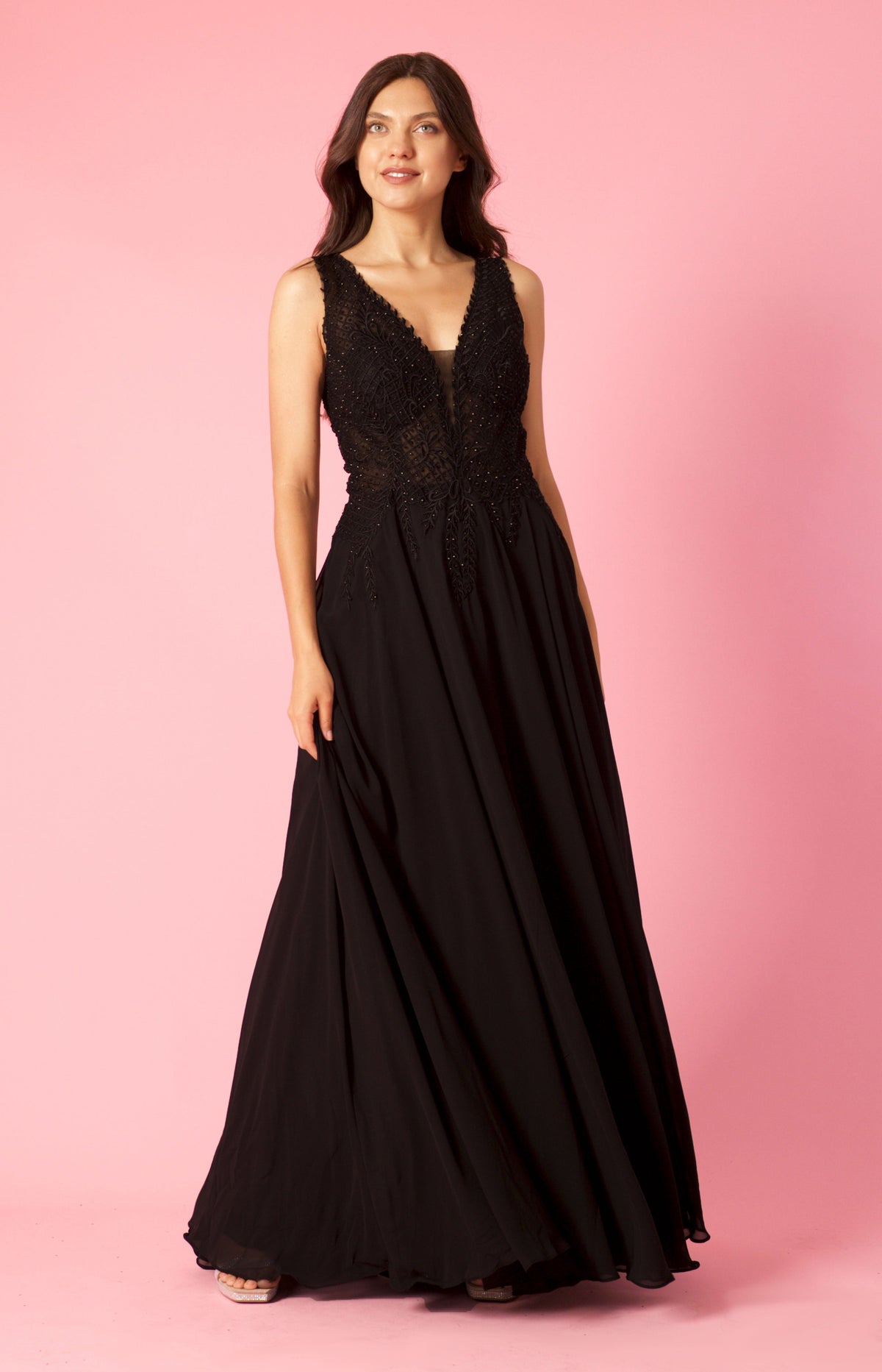 Long Formal Dress Plus Size Chiffon Evening Gown Wholesale