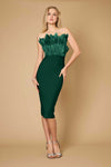 Bodycon Bandage Short Feather Formal Wholesale