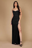 Long Formal Low Back Prom Dress Wholesale