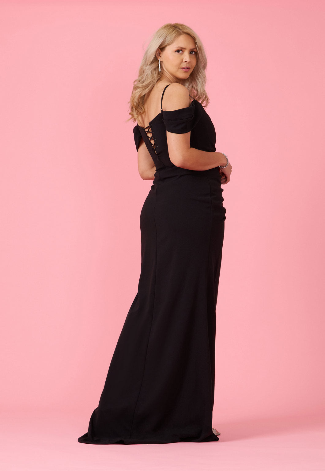 Long Formal Off The Shoulder Wrap Evening Dress Wholesale