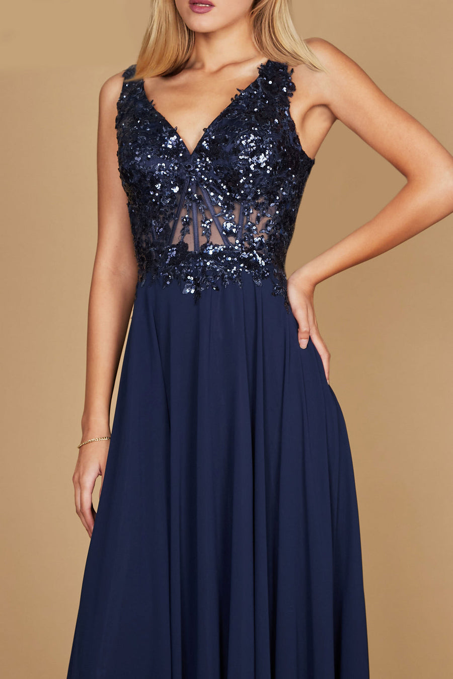 Long Thick Strap Formal Mother Of The Bride Dress Wholesale