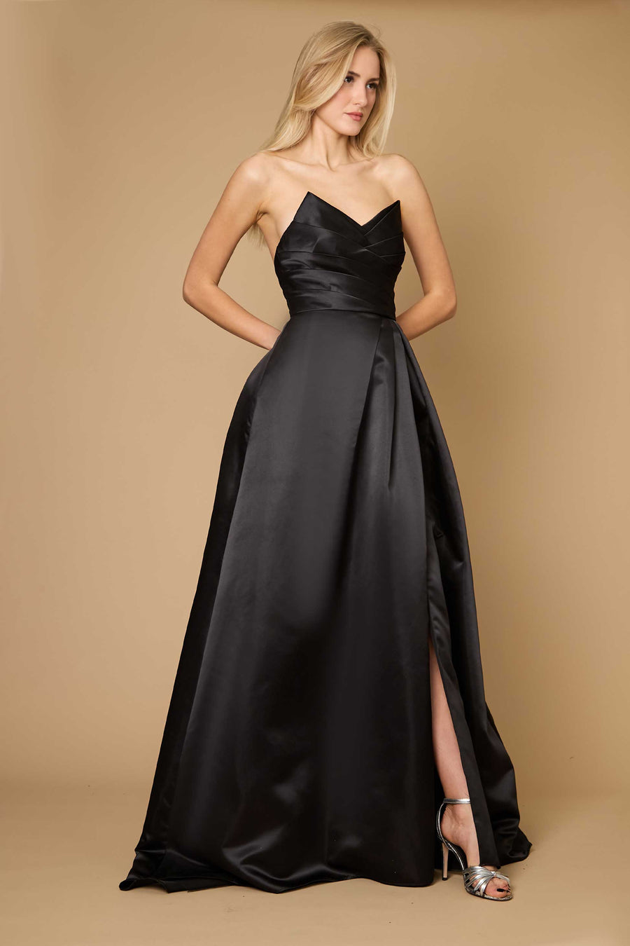 Long Black Formal Ball Gown Party Dress Wholesale