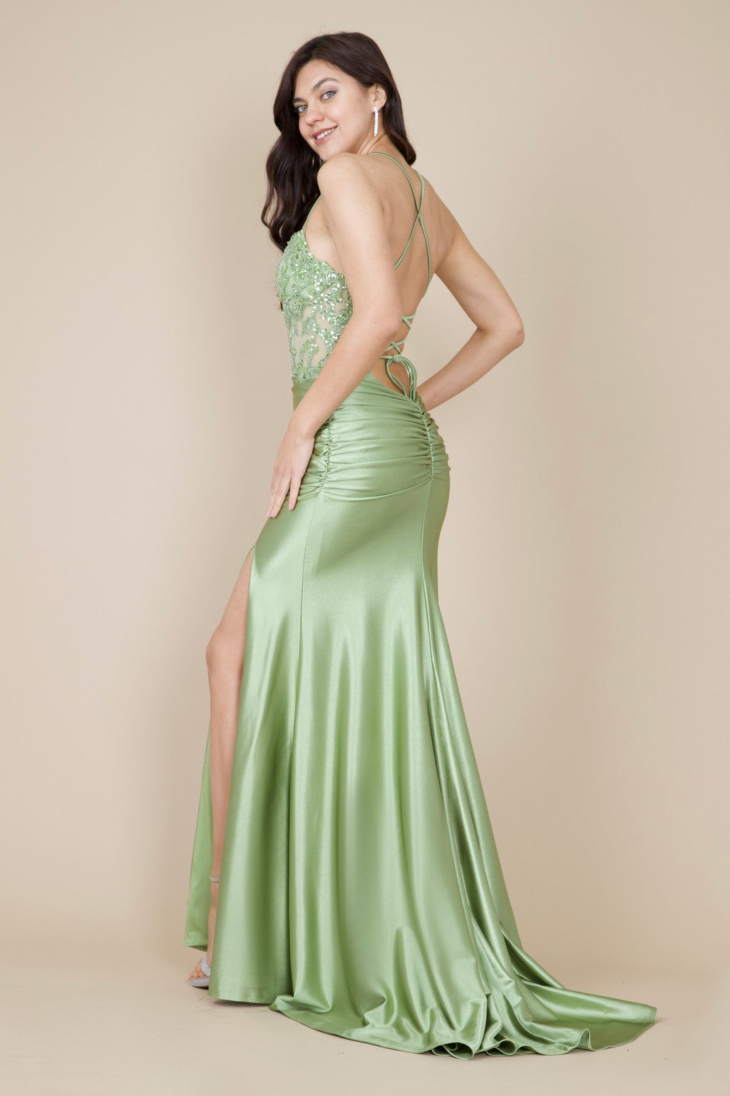 Open Back Long Sexy Formal Prom Dress Wholesale