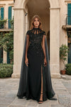 Luxury Couture Beaded Black Formal Dress Wholesale
