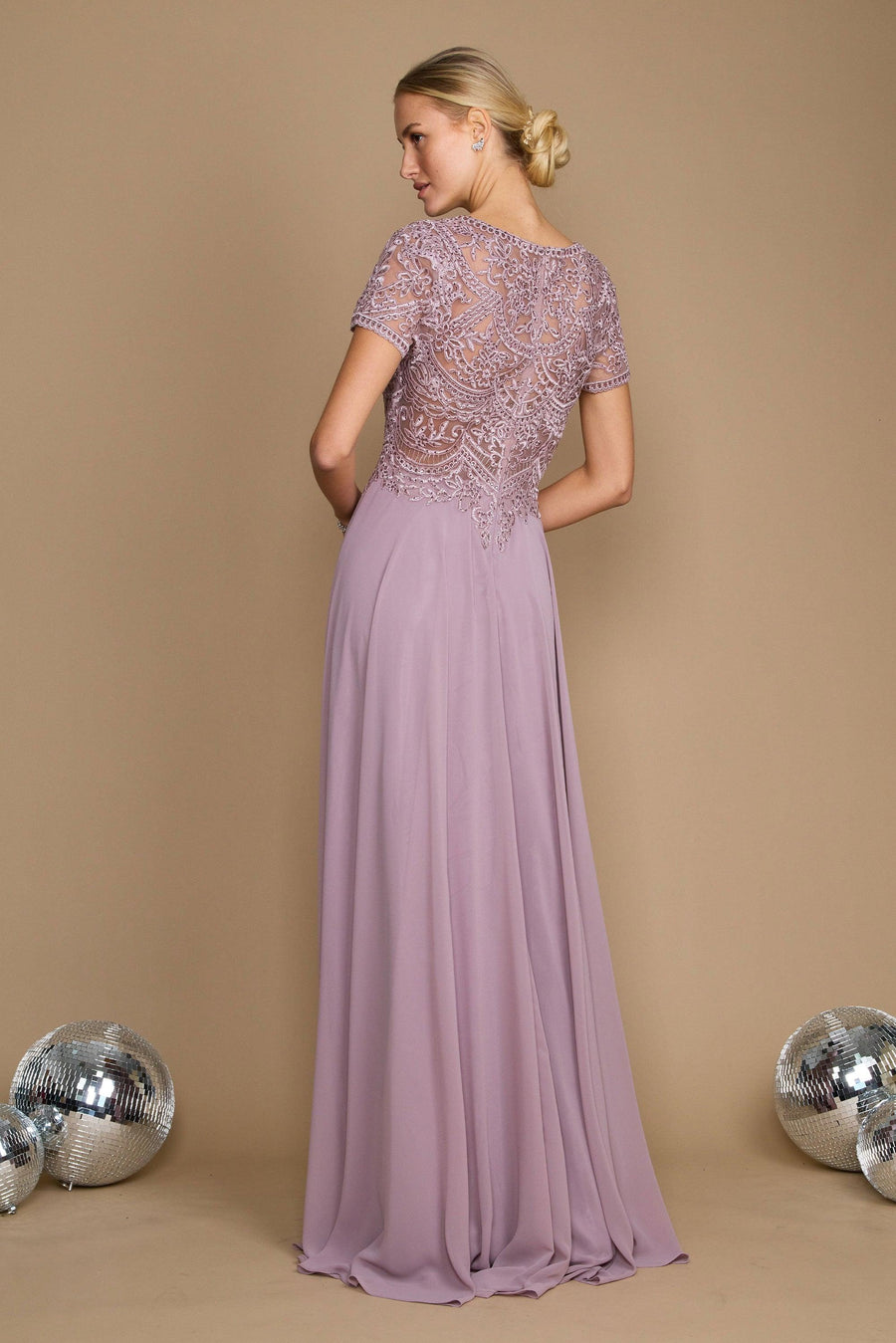 Short Sleeve Formal Mother of the Bride Dress Wholesale