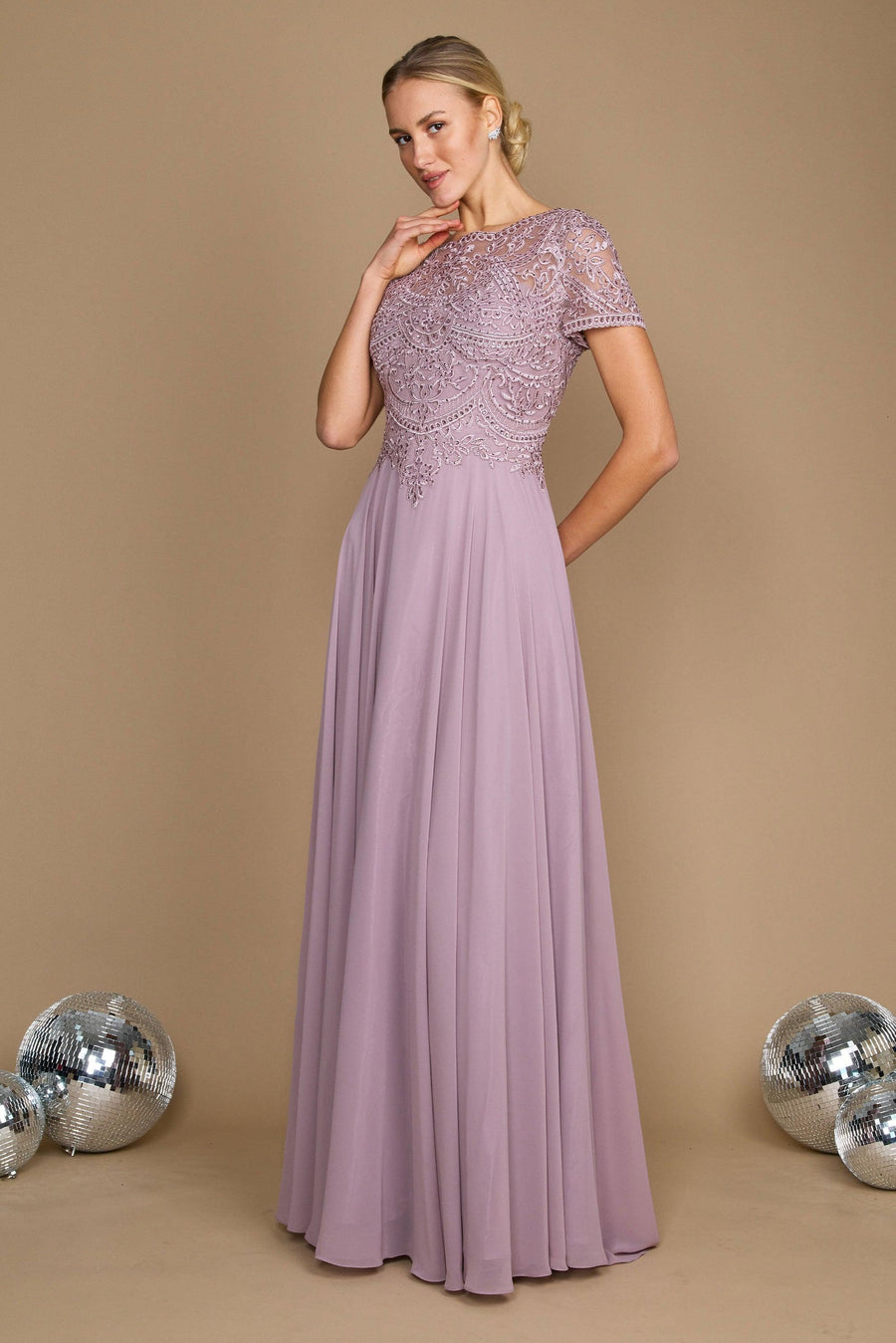Short Sleeve Formal Mother of the Bride Dress Wholesale