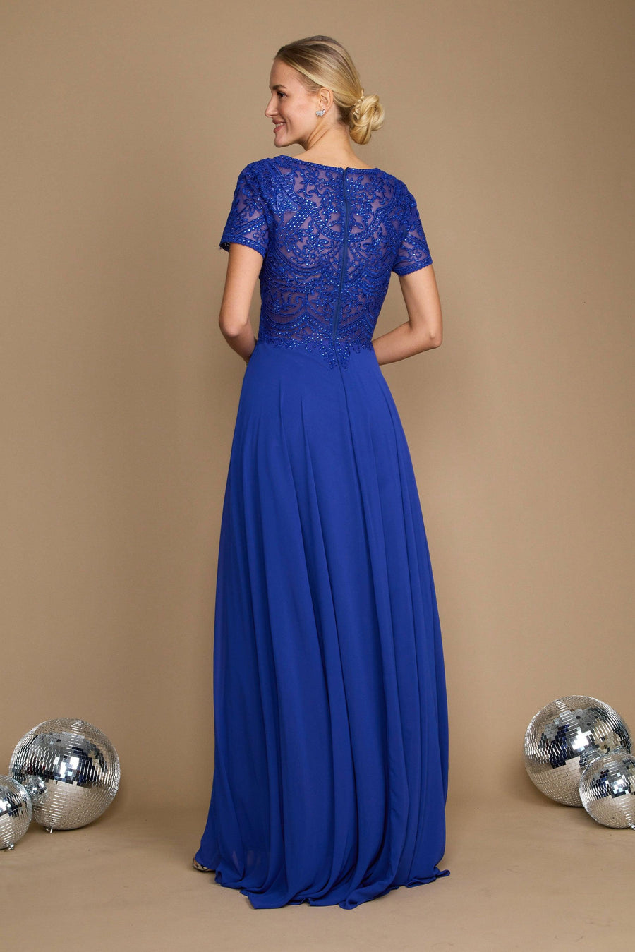 Short Sleeve Formal Mother of the Bride Dress Wholesale