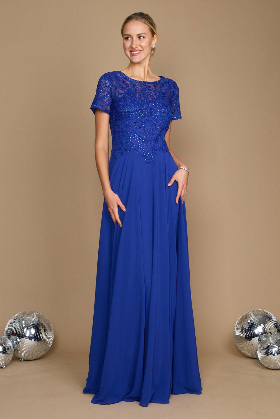 Short Sleeve Formal Mother of the Bride Dress Wholesale