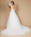 Long Cap Sleeve Lace Wedding Dress Wholesale