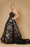 Long Black Tie Formal Couture Ball Gown Wholesale